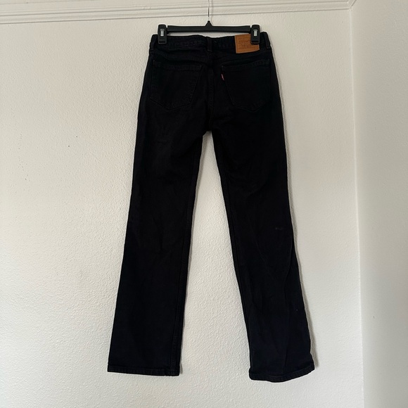 Levi's Denim - Levi’s black denim jeans straight skinny women’s 25